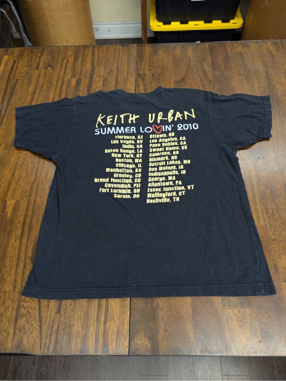 Keith Urban Lovin Concert Tour T Shirt Size L Country - Picture 4 of 7